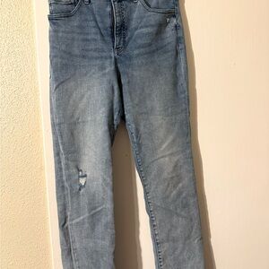 Express 90’s slim super high rise jeans